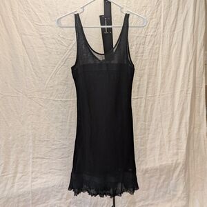 Chic Black Sleeveless Chanel Dress